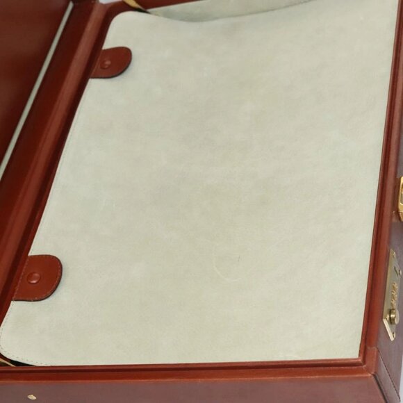 LOEWE Trunk Leather Brown Auth - Picture 15 of 16